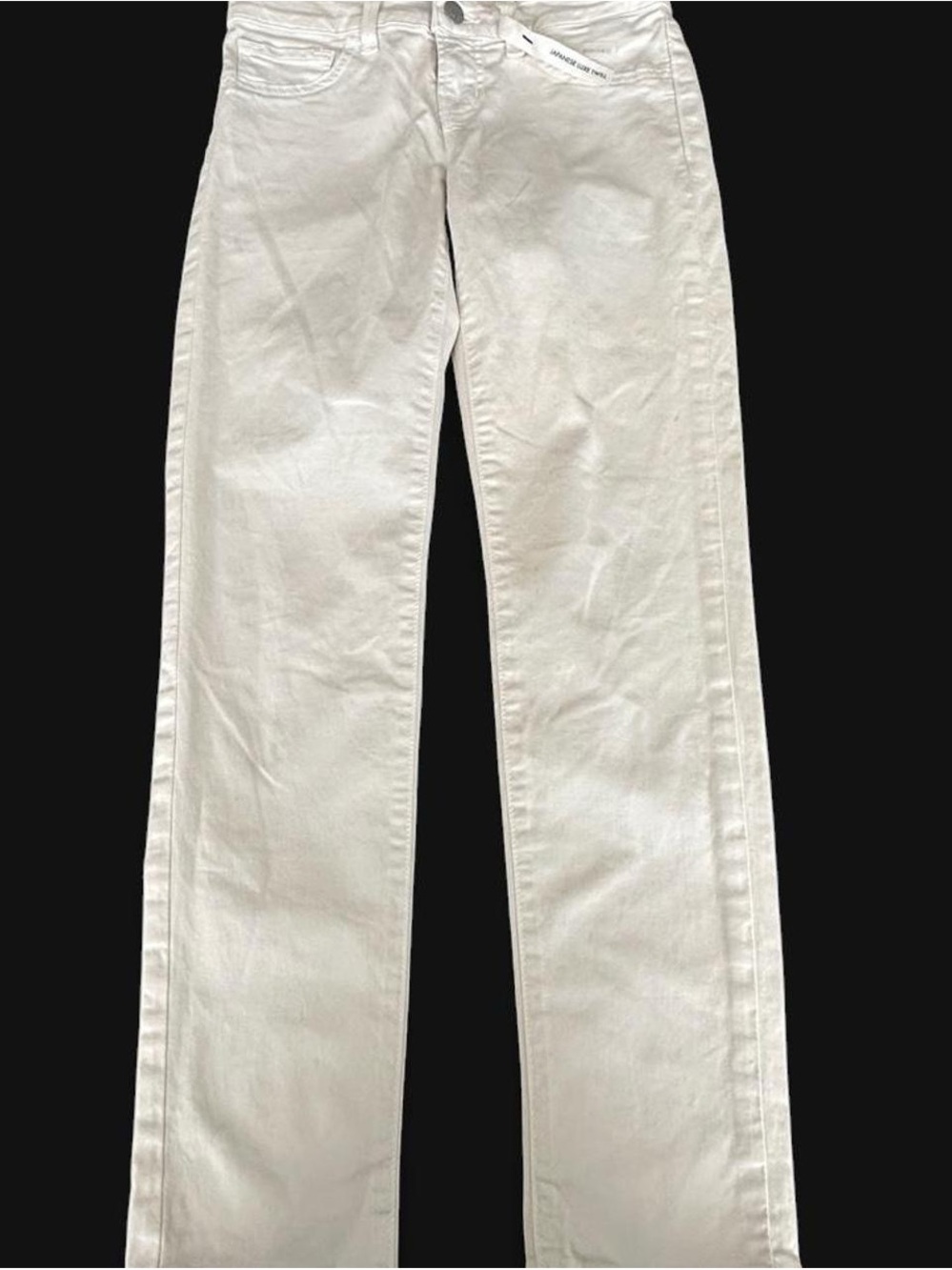 J Brand White Slim Fit Jeans